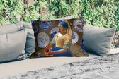 Coussins d'extérieur - Melkmeisje - Fille à la boucle d'oreille en perle - Vermeer - 60x40 cm - Résistant aux intempéries