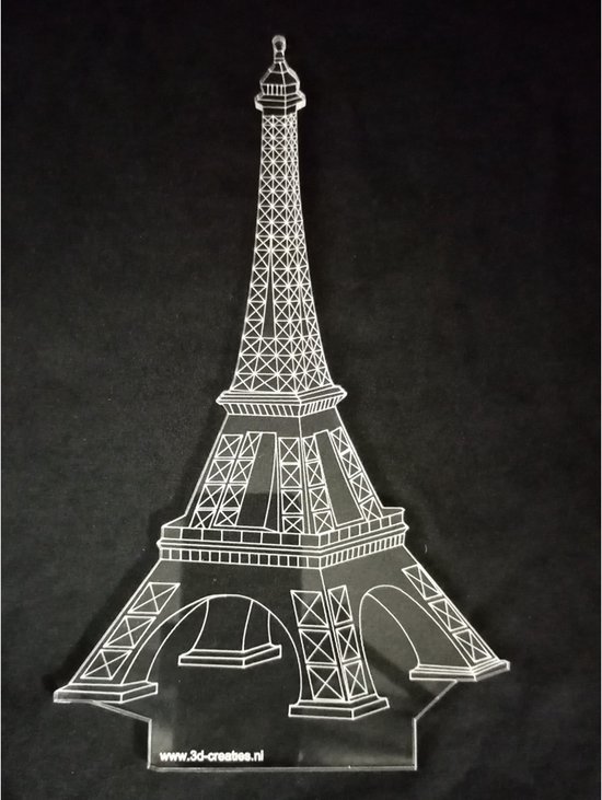 Nachtlamp 'Twentse Ros' - LED lamp - 3D Illusion - 7 kleuren en 4 effecten - Twente — afbeelding 5