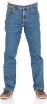 Wrangler Heren Jeans Broeken Texas regular/straight Fit Blauw 34W / 36L Volwassenen