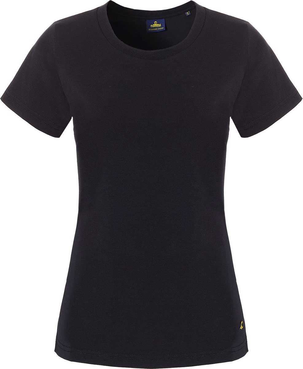 NOMAD® Anapai T-Shirt Dames | Maat M | Zwart | Shirt Korte Mouw | Sport & Casual | Kreukvrij & Lichtgewicht & Sneldrogend