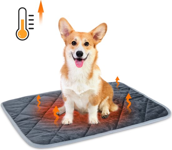 Nobleza Vetbed - warmtemat - L - voor honden en katten - 70x48cm