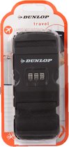 Kofferriem met cijferslot | Dunlop | Bagageriem | Reisaccessoires - Reisbagage accessoires - Kofferriemen - 1 x Zwart |