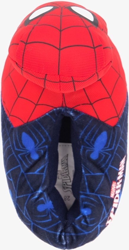 Spiderman kinder pantoffels rood/blauw - Maat 25 - Sloffen