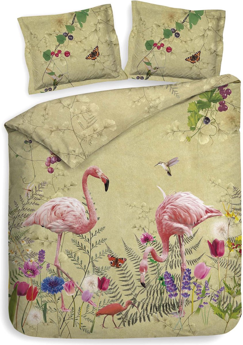 Heckettlane Reno Dekbedovertrek - Lits-jumeaux - Katoensatijn - 260x200-220cm - Multi