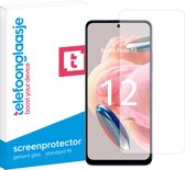 Telefoonglaasje Screenprotectors - Geschikt voor Xiaomi Redmi Note 12 4G - Case Friendly - Gehard Glas Screenprotector - Geschikt voor Xiaomi Redmi Note 12 4G - Beschermglas