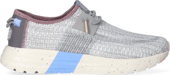 HEYDUDE Sirocco Sport Stripe Dames Sneakers Grey