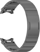 Stalen bandje - RVS - geschikt voor Samsung Galaxy Watch 6 / Watch 6 Classic - space grey