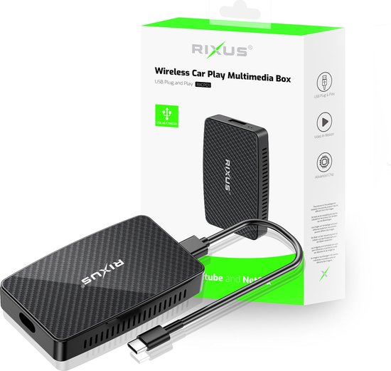 Draadloze CarPlay en Android Auto Dongle