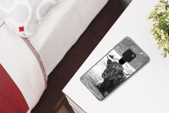 Coque Huawei P40 Lite - Highlander écossais - Berg - Animaux - Coque de téléphone en Siliconen