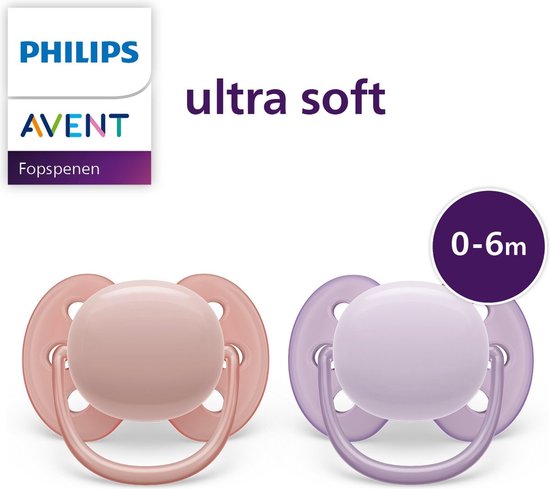 Philips Avent Sucette Ultra Douce SCF091/33 - 6 à 18 mois - Grijs