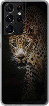 Coque Samsung Galaxy S21 Ultra - Léopard - Animaux Sauvages - Légère - Siliconen