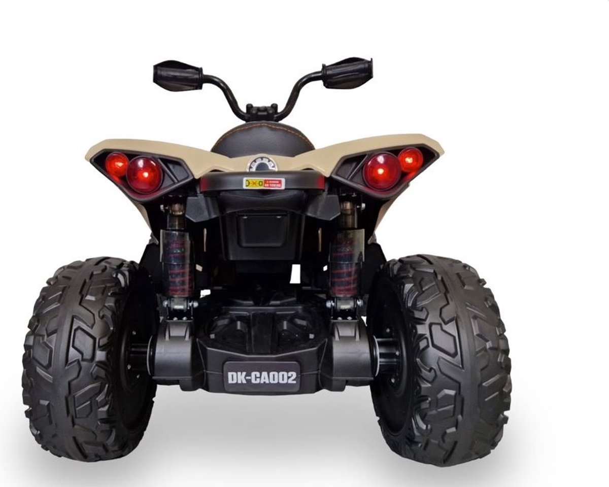 Quad Electric Enfants 12V, Can-am Renegade, Vert, Voiture Electrique E 12v Lumieres Led Batterie 12v Moteurs 2 X 35w Roues Souples En Eva Lecteur Mp3 Avec Entree Usb Aux Sous Licence