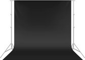 Neewer® - 9 x 13 Voet / 2.8 x 4 m Fotografie Achtergrond Foto en Video Studio Achtergrond van Polyester, Achtergrondhouder Niet Inbegrepen (Zwart)