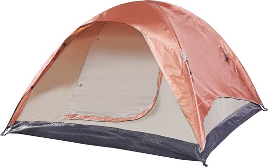 Tent Bergeijk 213x213x130 cm roestbruin en beige — afbeelding 5