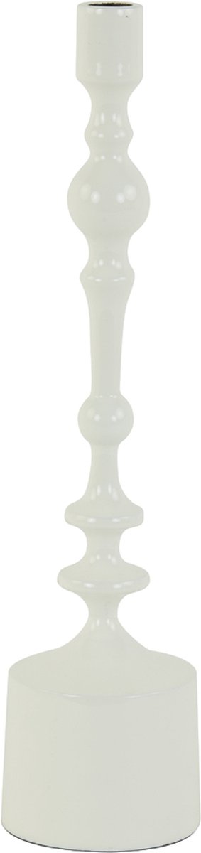 Kandelaar SHEVA - Ø10x42cm - Wit