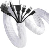 Kabelgoot Kabelbeheer 2M/6,5FT Φ32mm Flexibel Verstelbaar voor tv