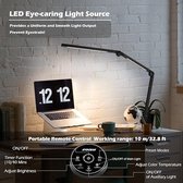 Led-bureaulamp, bureaulamp - Oogbeschermende LED Lamp - Bespaar ruimte5.5 x 3.8 x 120 cm