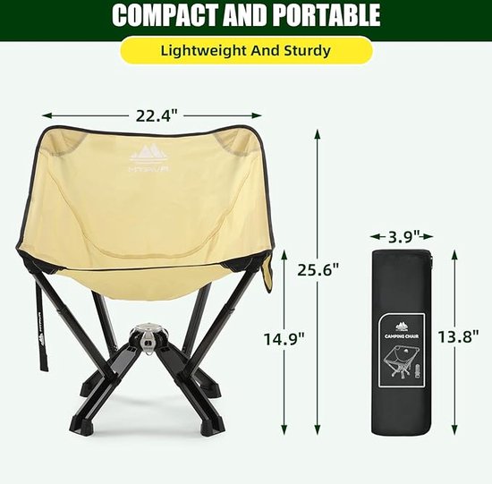 Human nature – Lichtgewicht opvouwbare campingstoel