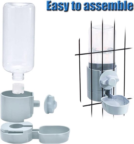 Beaupretty & Hamster Waterfontein Huisdier Kooi Voederbak Grote Capaciteit Automatische Waterfles Plastic Uniek Ontwerp Beaupretty & Hamster Waterfontein Huisdier Kooi Voederbak Grote Capaciteit Automatische Waterfles Plastic Uniek Ontwerp