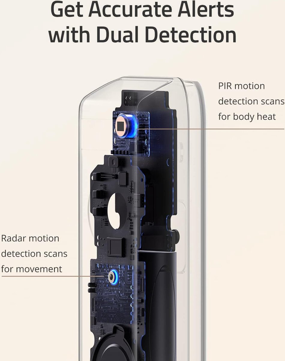 Afbeelding 2 van eufy Video Deurbell Dual 2 Pro met HomeBase 3 en chime / Deurbelgong - 2K-resolutie - Doorbell - dubbele camera's - pakketdetectie - gezichtsherkenning - draadloze installatie - compatibel met Amazon Alexa en Google Assistant