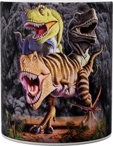 Dino Triple Rex Black - Mok 440 ml