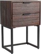 Table d'appoint/table de chevet Feliz Style de vie Webster - Marron