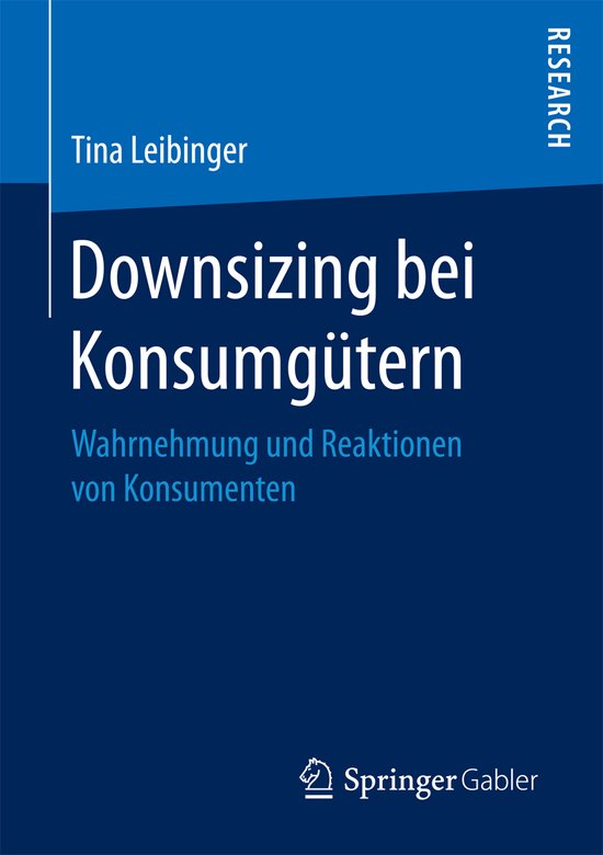 Downsizing bei Konsumguetern - cover