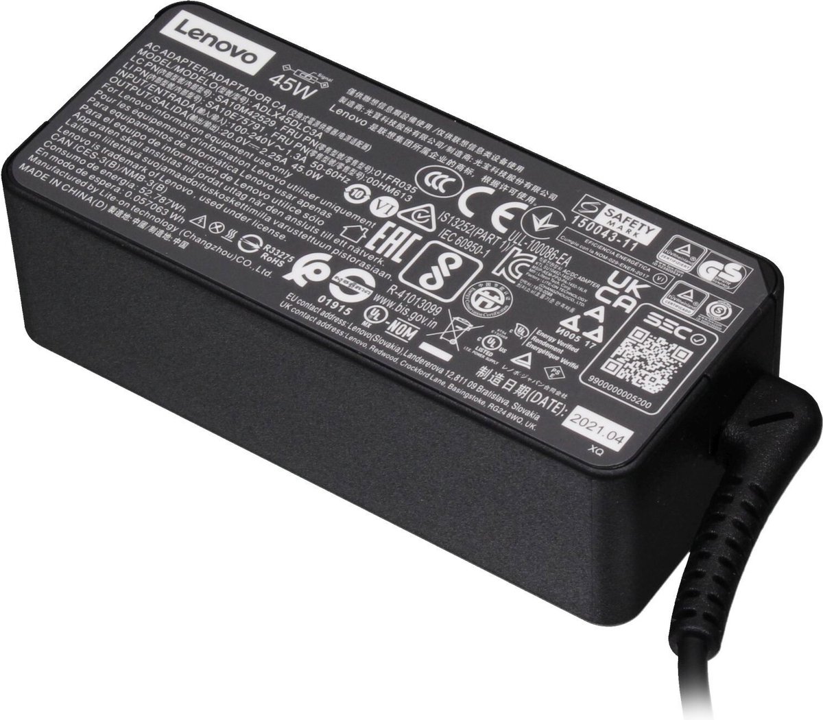 Lenovo 36200245 oplader 45W