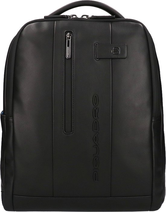 Piquadro Urban Leather Computer Backpack 14 black