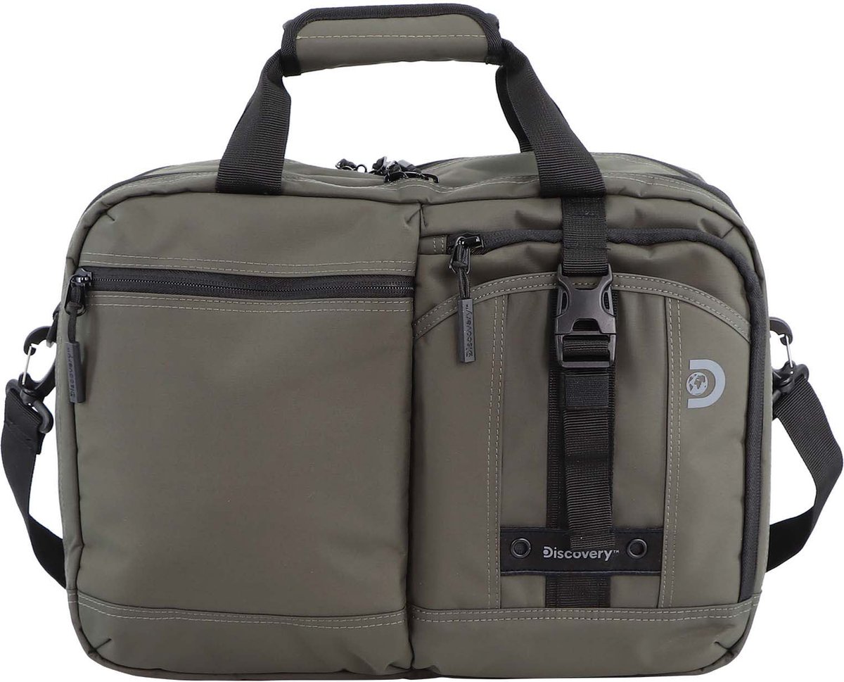 Discovery Tas / Werktas / Aktetas voor 15 Inch laptop - Shield - D00114 - Khaki - Khaki