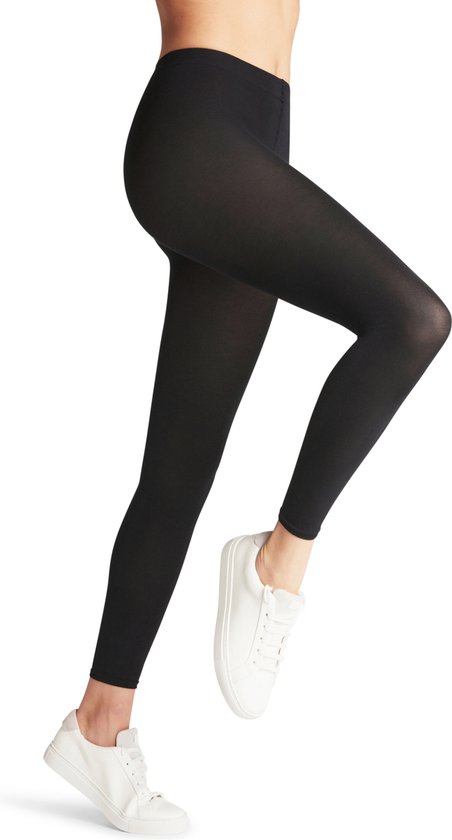FALKE Cotton Touch leggings en Katoen opaque dames noir - Taille SM
