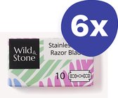 Wild & Stone Scheermesjes Refill (6x 10 stuks)