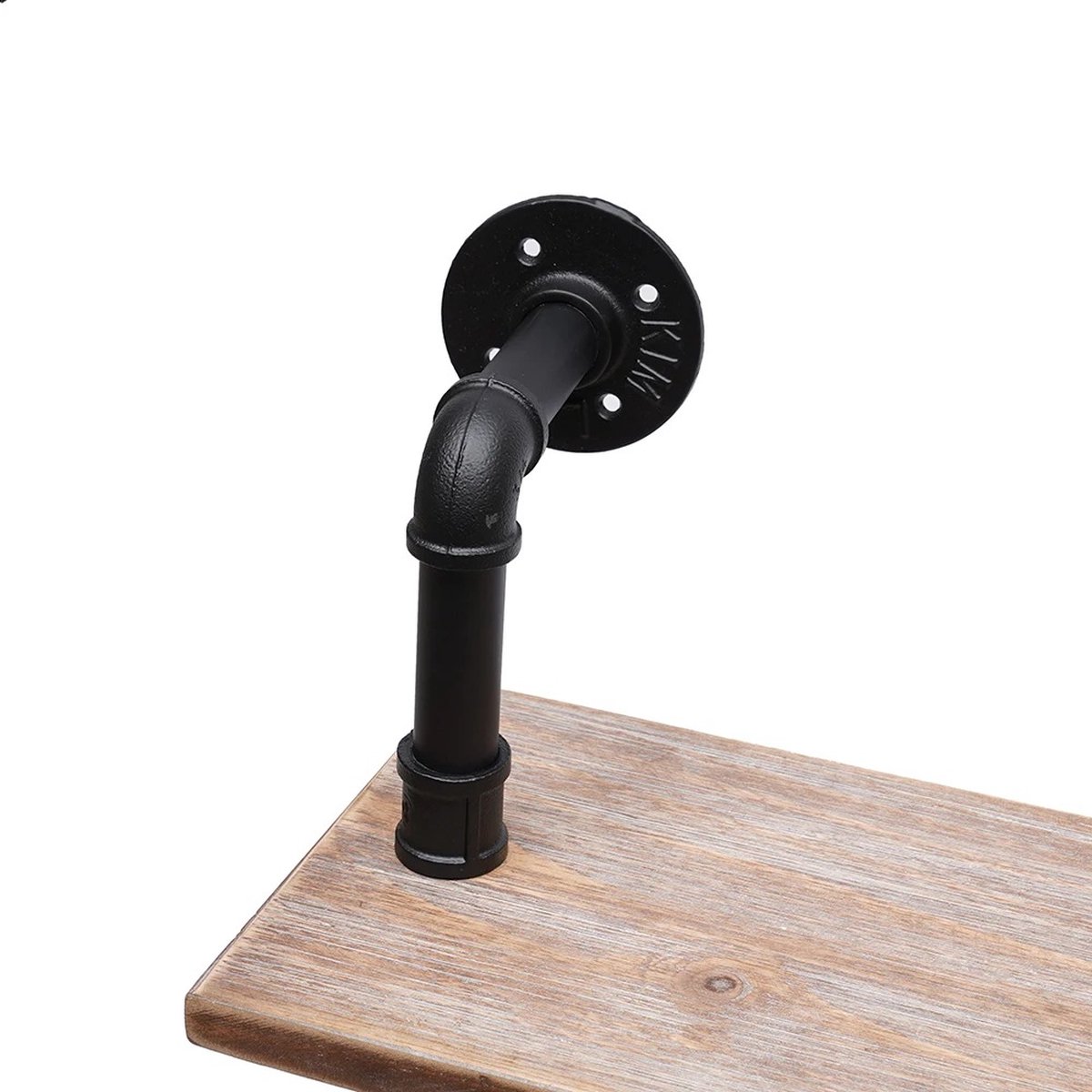 SureDeal® - Wandplank - Wijnrek - Wijnglazen Houder - 3 Planken - Industrieel - Hout - 100x60x20 cm - Woonkamer - Keuken - Slaapkamer - Wandrek - Muur — cadeau in Wonen & Interieur - foto 5