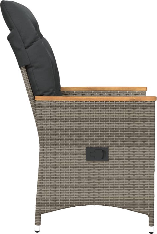 vidaXL-Tuinstoel-verstelbaar-met-kussens-poly-rattan-grijs