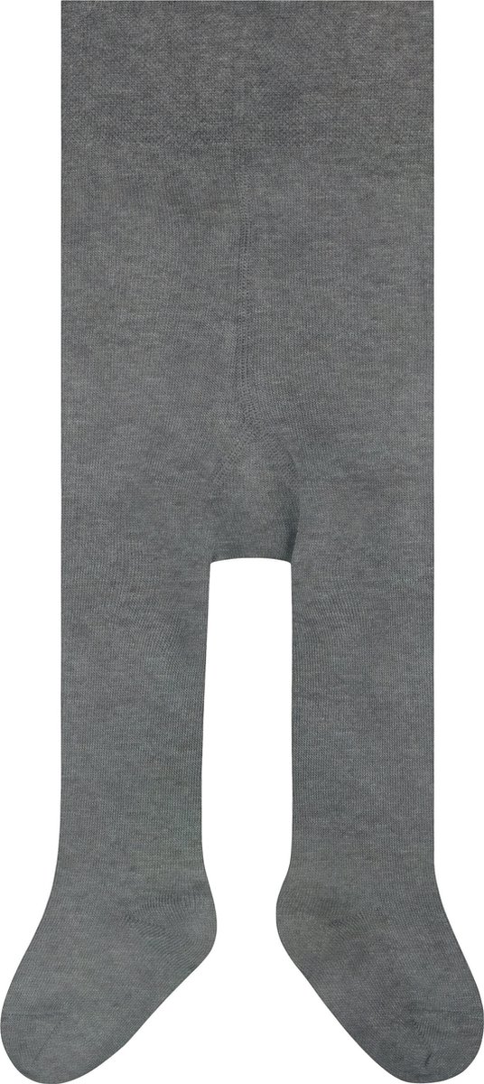 FALKE Family dun eenkleurig katoen panty baby grijs - maat 74-80