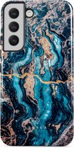 BURGA Telefoonhoesje voor Samsung Galaxy S22 - Schokbestendige Hardcase Hoesje - Mystic River