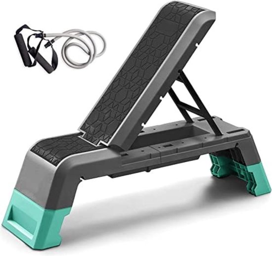 Gratyfied - Fitness Bench - Fitness Bank - Gym Bench - Workout Bench - Workout Bank - Zwart