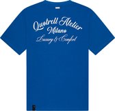 Quotrell - ATELIER MILANO T-SHIRT - COBALT/WHITE - S