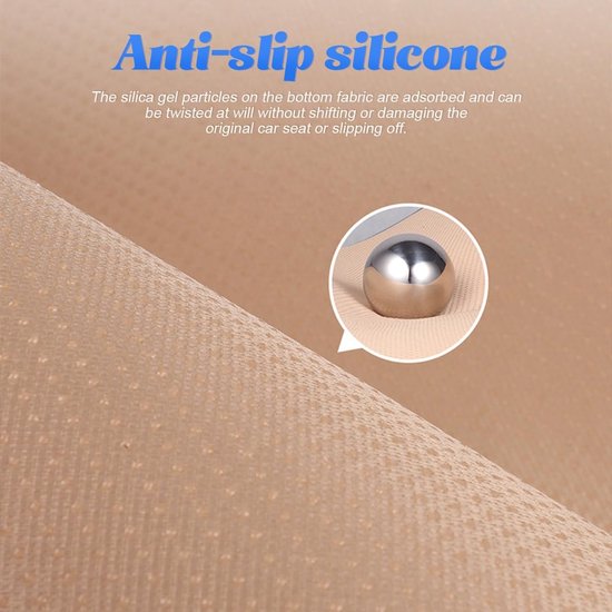 Set van 2 zitkussens auto-voorstoelen, autostoelkussen stoelhoezen antislip autostoelbeschermer, voor auto-voorstoel van Sailine — afbeelding 2
