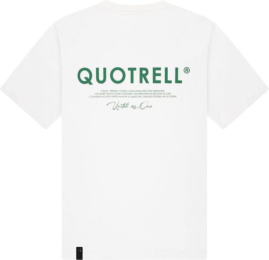 Quotrell - T-SHIRT JAIPUR - BLANC CASSÉ/VERT - XXL