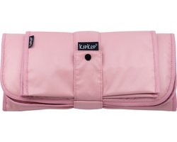 KipKep Napper Combi Verschonings-set - Mauve - verschoonmatje en luier-etuitje - rPET - wasbaar - waterafstotende zijde