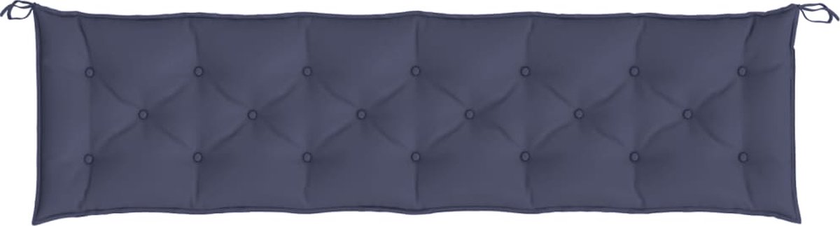 vidaXL - Tuinbankkussen - 200x50x7 - cm - oxford - stof - marineblauw