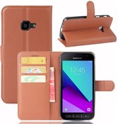 Samsung Galaxy Xcover 4s / 4 Hoesje - Book Case - Bruin