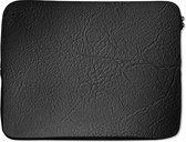 Housse ordinateur 17 pouces - Cuir - Aspect cuir - Industriel - Zwart - Housse ordinateur - Dimensions intérieures 42,5x30 cm - Dos noir