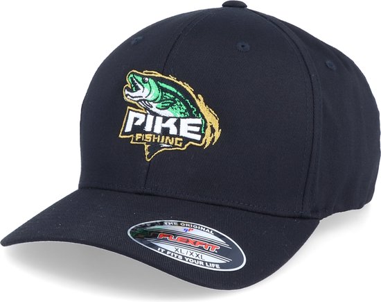 Hatstore- Pike Black Flexfit - Skillfish Cap