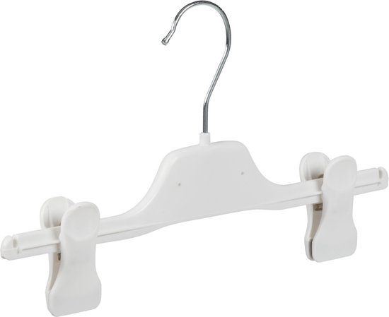 De Kledinghanger Gigant - 40 X Lingeriehanger Kunststof Transparant Met Knijpers 20 Cm De Kledinghanger Gigant - 40 X Lingeriehanger Kunststof Transparant Met Knijpers 20 Cm