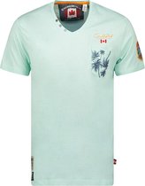 Canadian Peak T-shirt V-Hals Met Print Jibeak Mint - 3XL