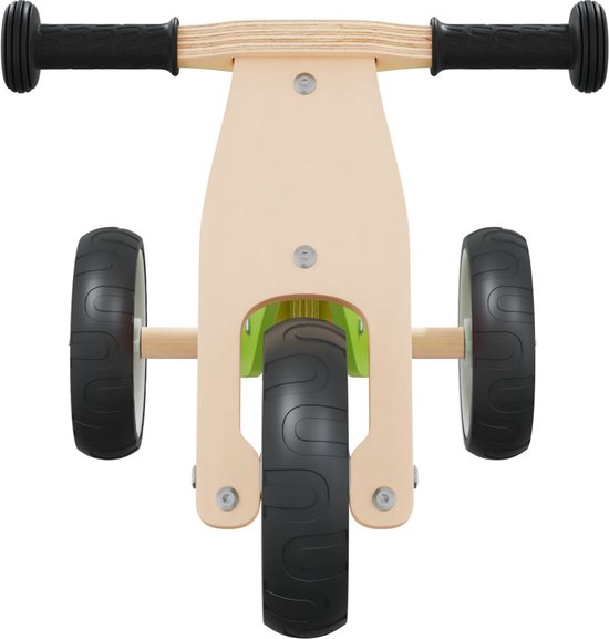 vidaXL Loopfiets voor kinderen 2-in-1 groen