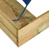 LuxeLivin' - Zandbak met dak 80x60x97,5 cm geïmpregneerd grenenhout