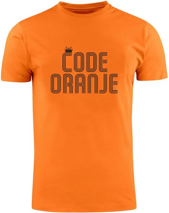 Code Oranje T-shirt | Nederlands Elftal | EK Duitsland 2024 | Koningsdag | Unisex | Shirt | Holland | Dames en Heren